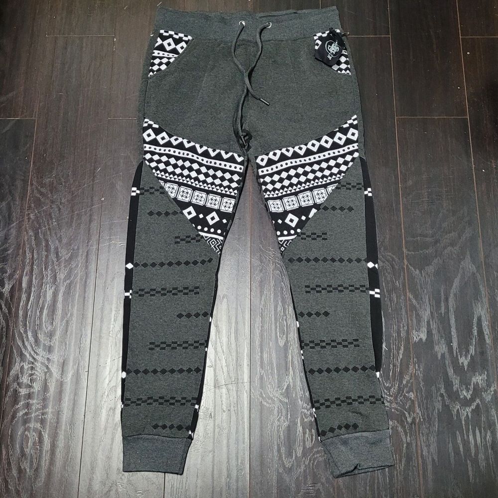 NWT Brooklyn Standard Joggers L (34Wx31L) Adult Fleece Sweatpants Slim D…